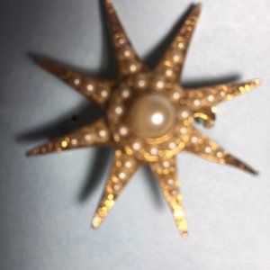 star vintage avon pin